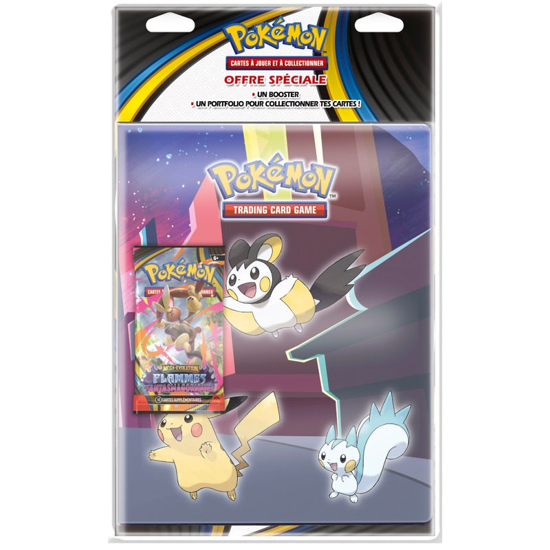 Portfolio Pokémon 180 cartes et booster ME02