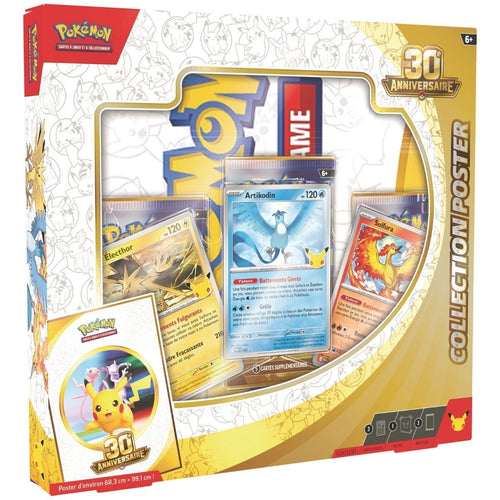 Collection Poster Pokémon 30e Anniversaire