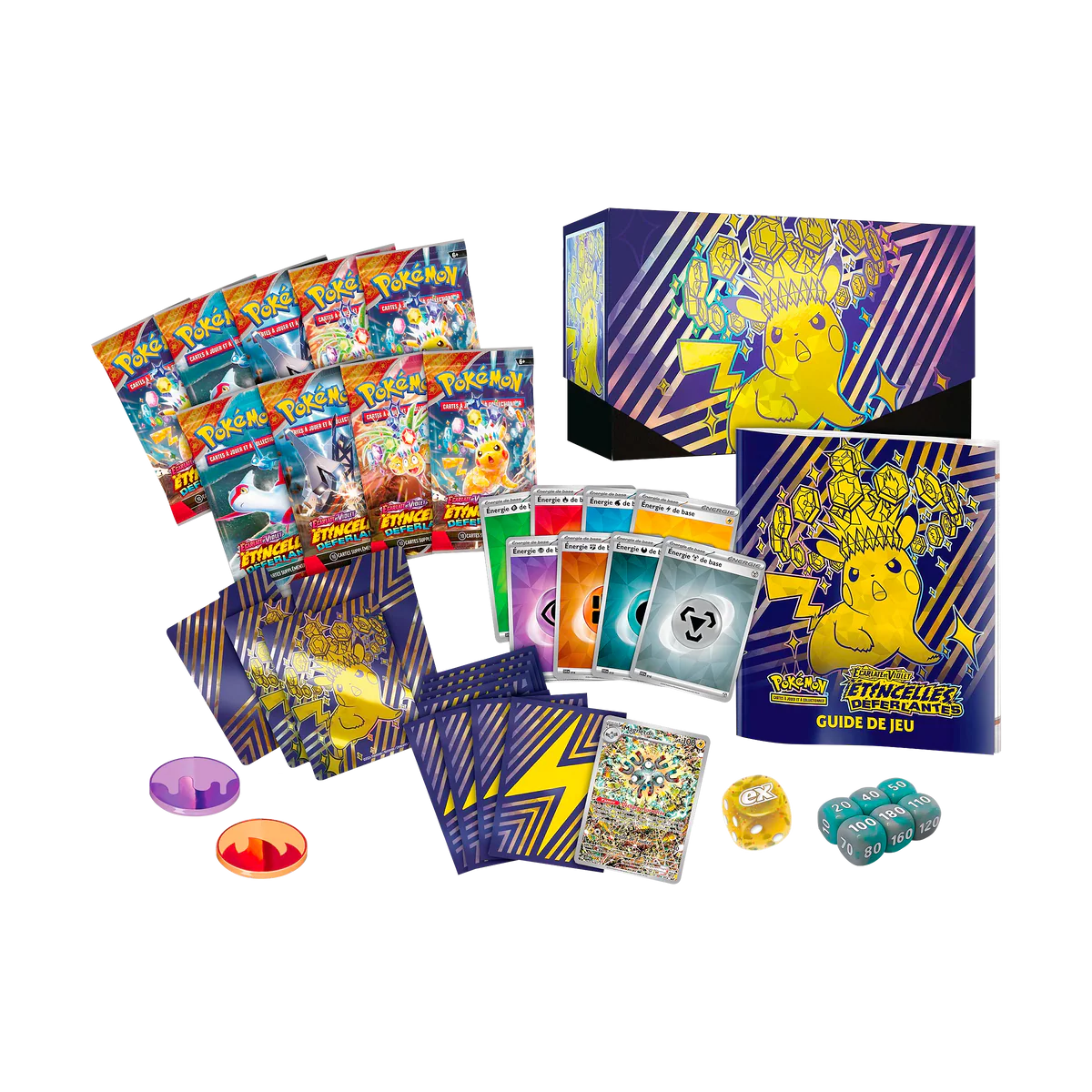 Contenu du coffret ETB Étincelles Déferlantes EV08